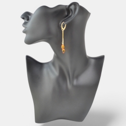 Wholesale natural amber earrings